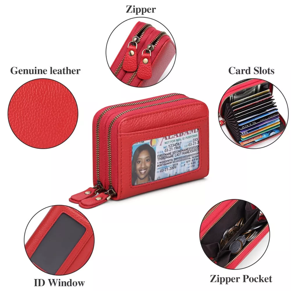 Leather Card Case with ID Window, image 6