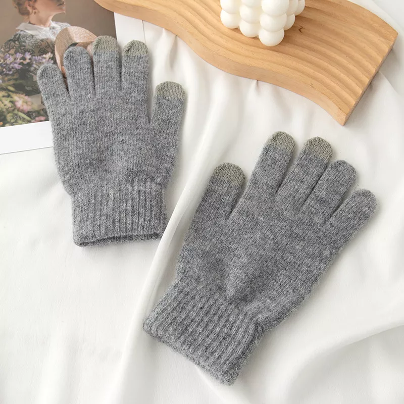 Touchscreen Knit Gloves, image 2