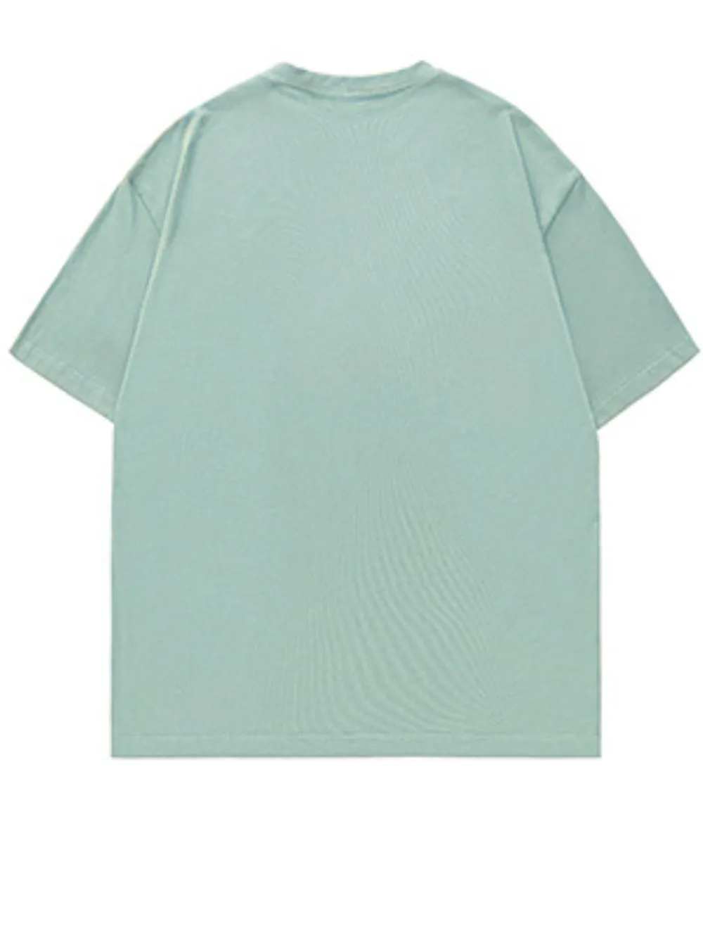 Men's Plus Size Round Neck Half Sleeve T-Shirt, image 2