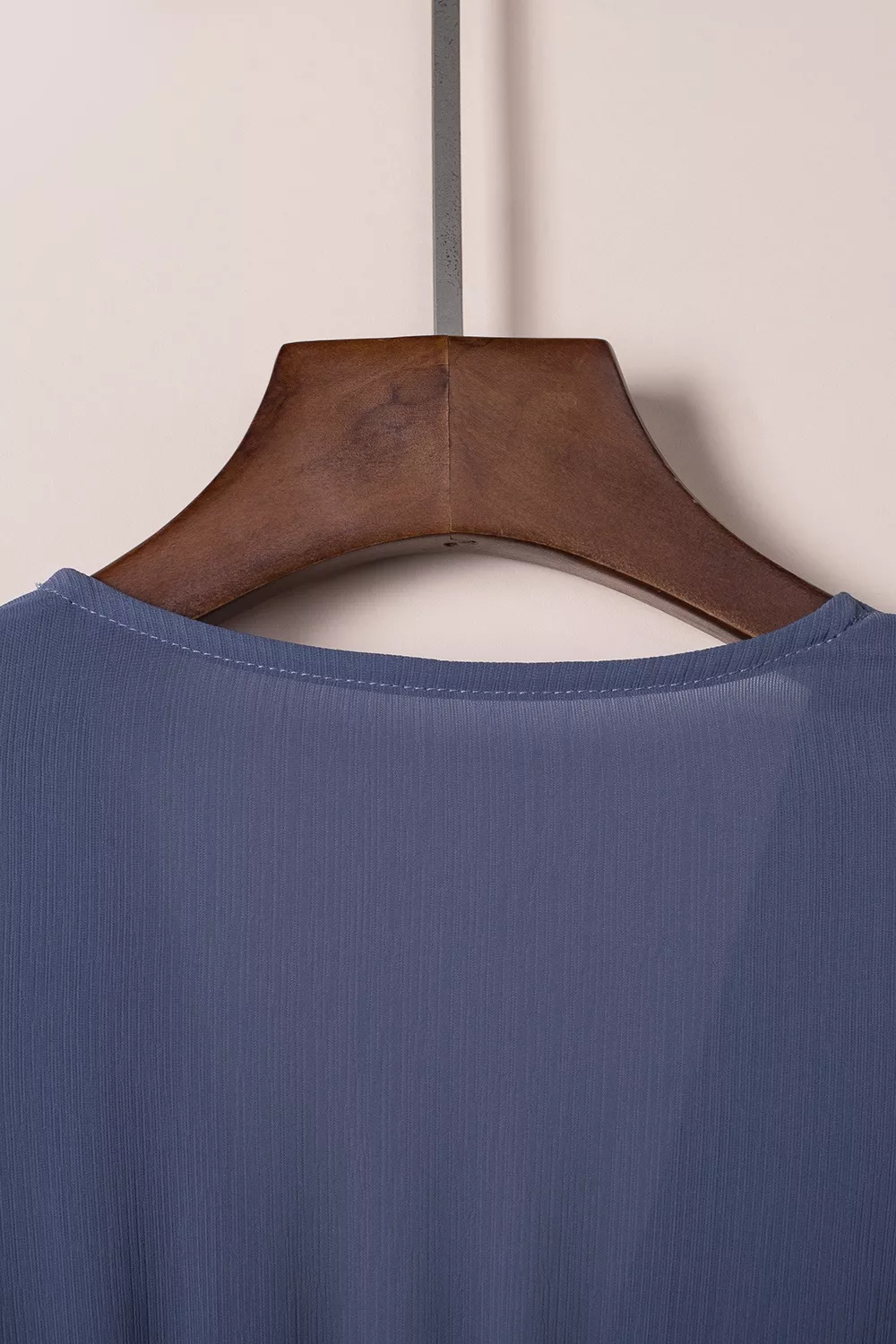 Bow-Tie V-Neck Ruffle Hem Mini Dress, image 6