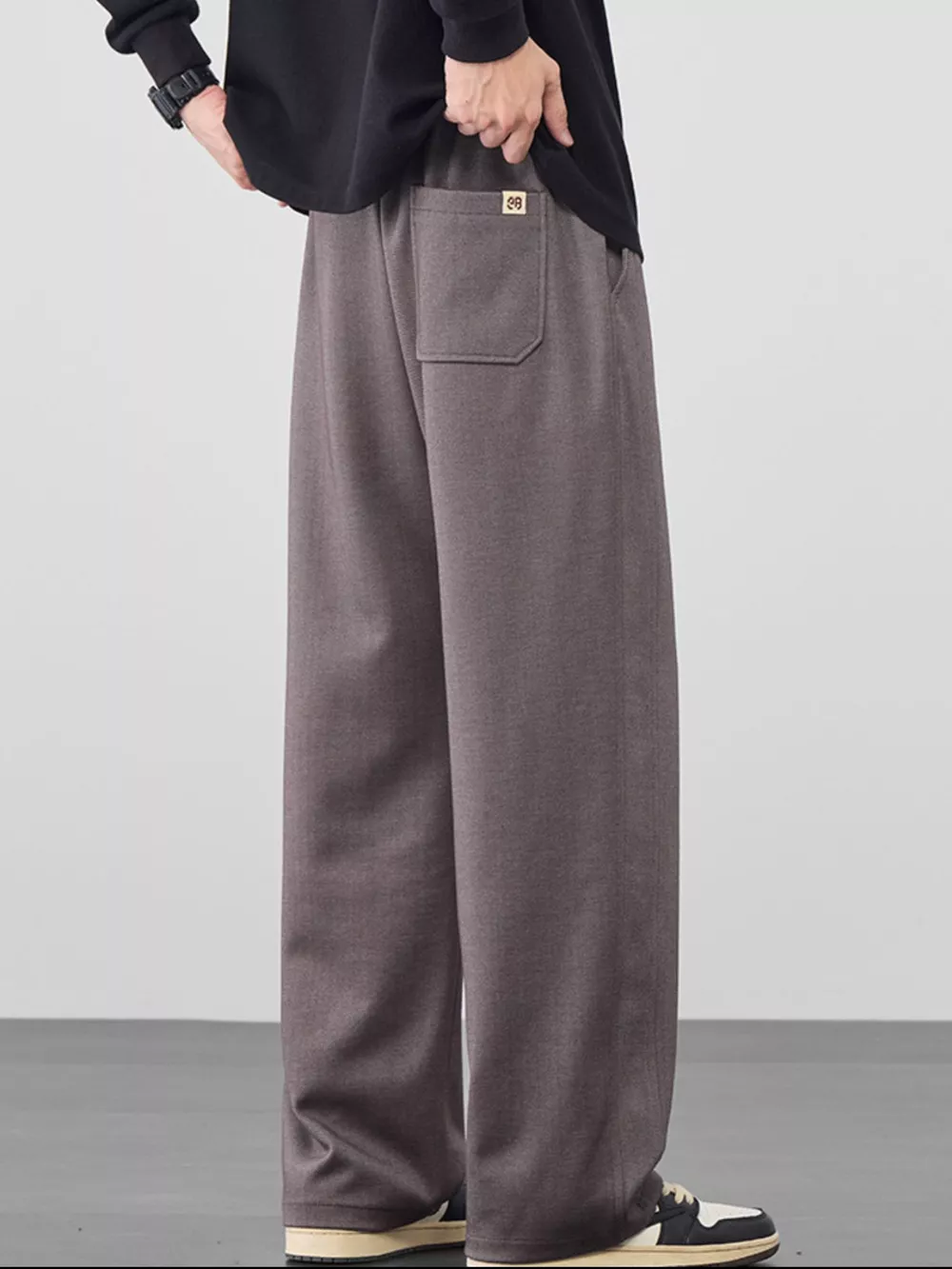 Men's Plus Size Casual Loose Fit Drawstring Pants, image 8