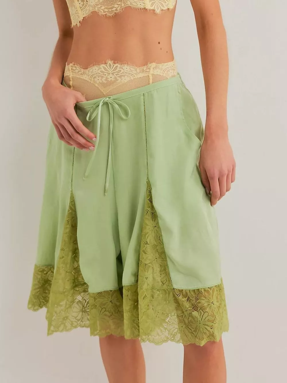 Lace Trimmed Shorts, image 6
