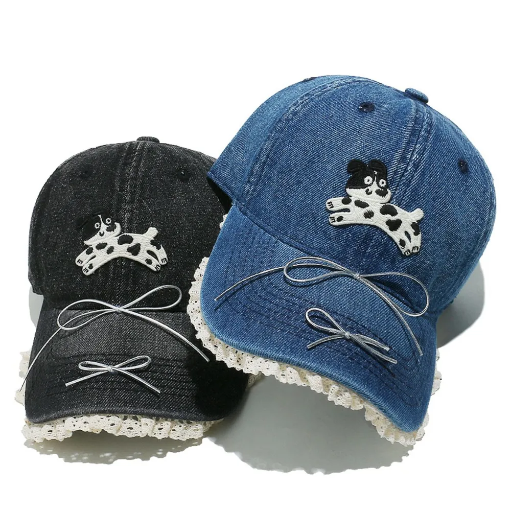 Dog Bow Adjustable Baseball Cap, image 11