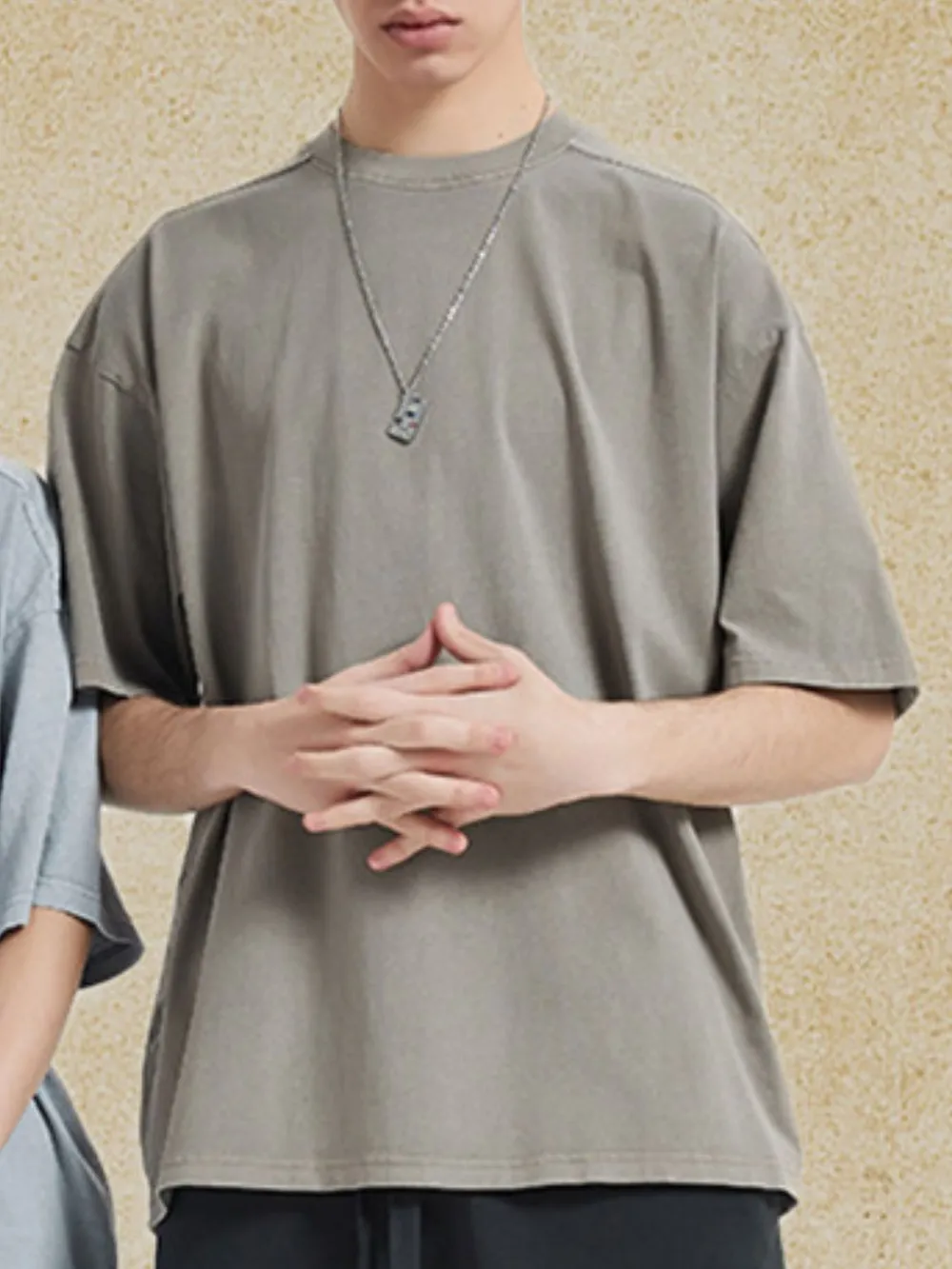 Men's Round Neck Half Sleeve T-Shirt, image 2