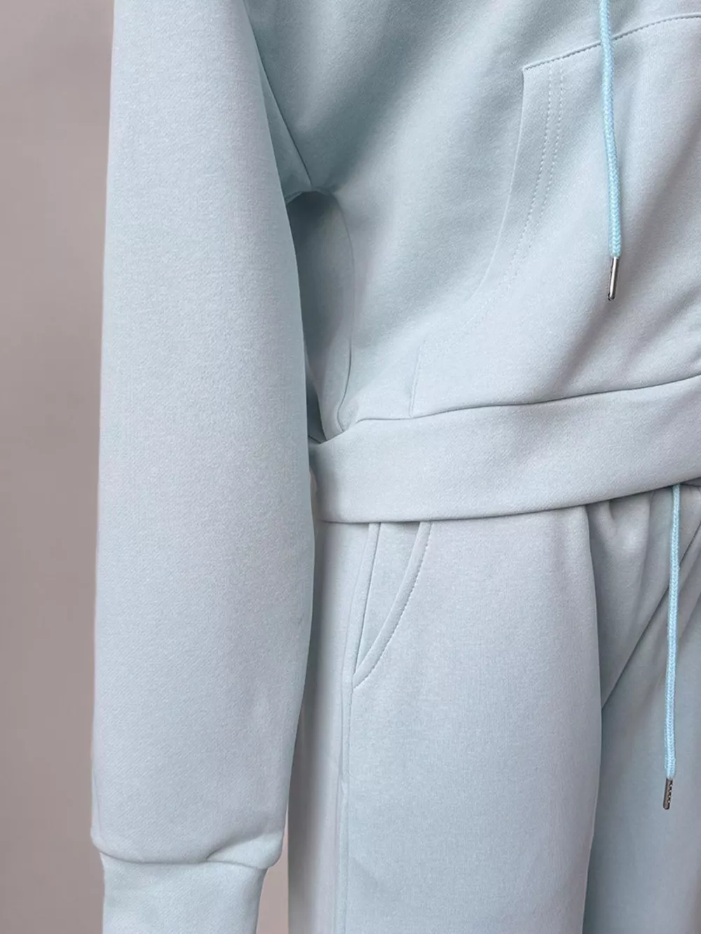 Zip-Up Hoodie and Sweatpants Set, image 7