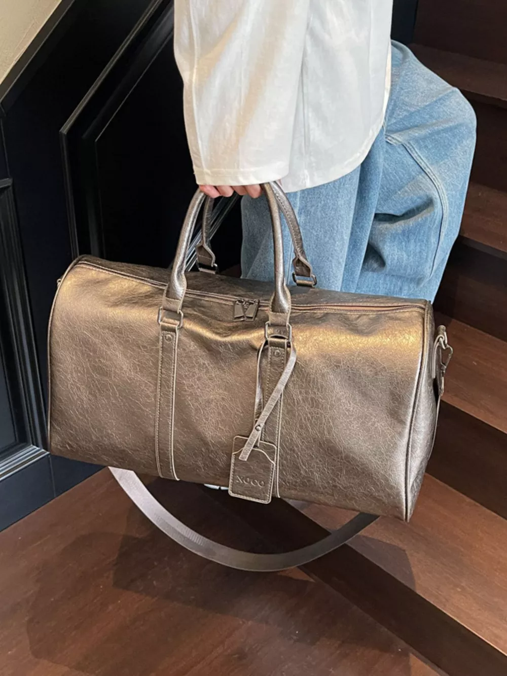 PU Leather Duffle Bag, image 2