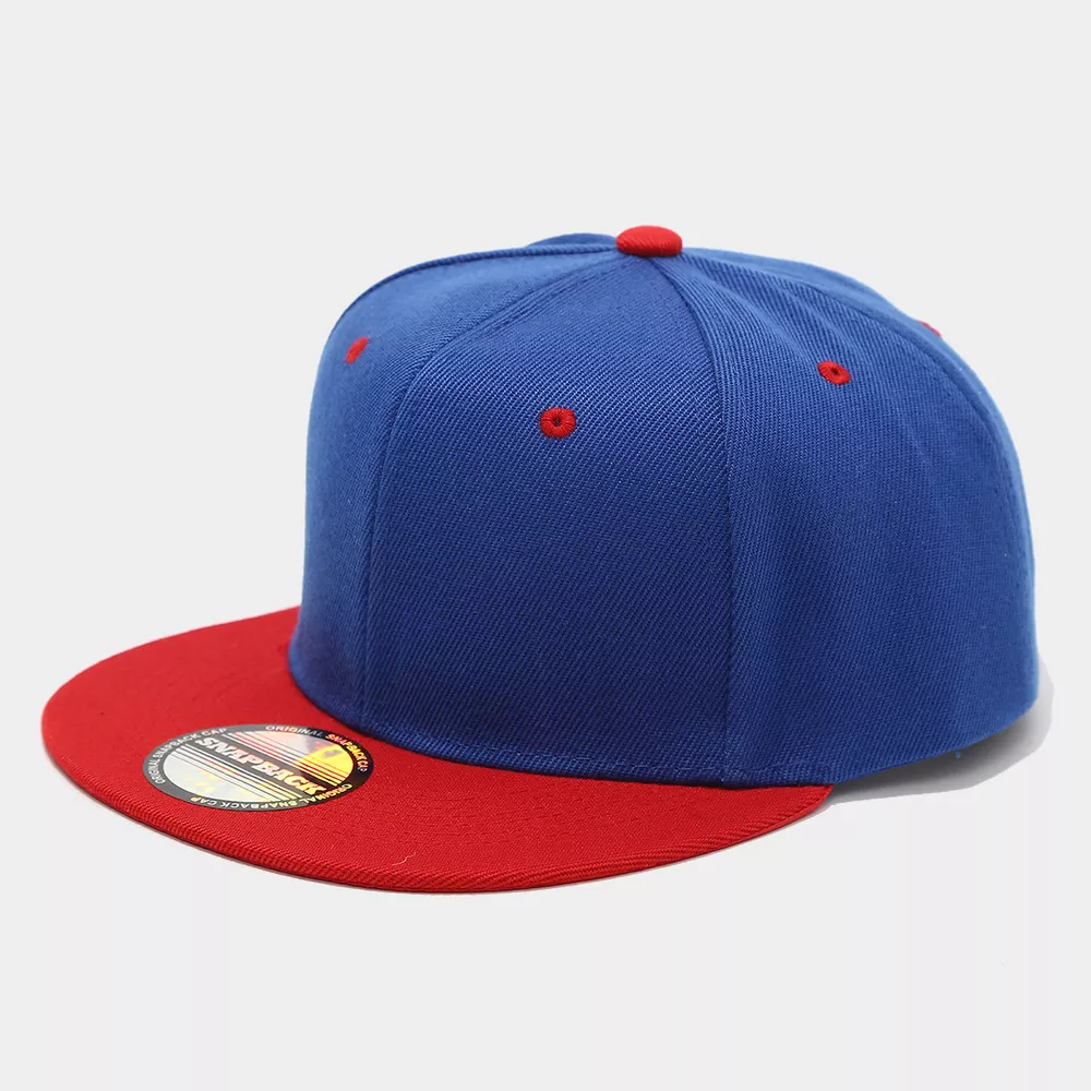 Color Block Flat Brim Baseball Cap, image 2
