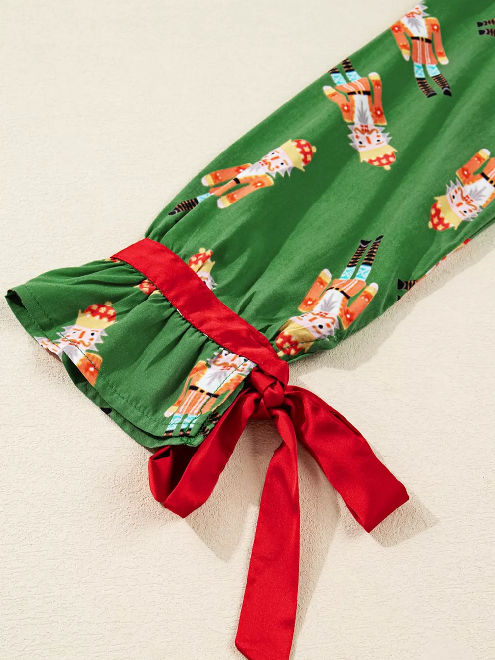 Christmas Nutcracker Button Up Top and Shorts Lounge Set, image 8