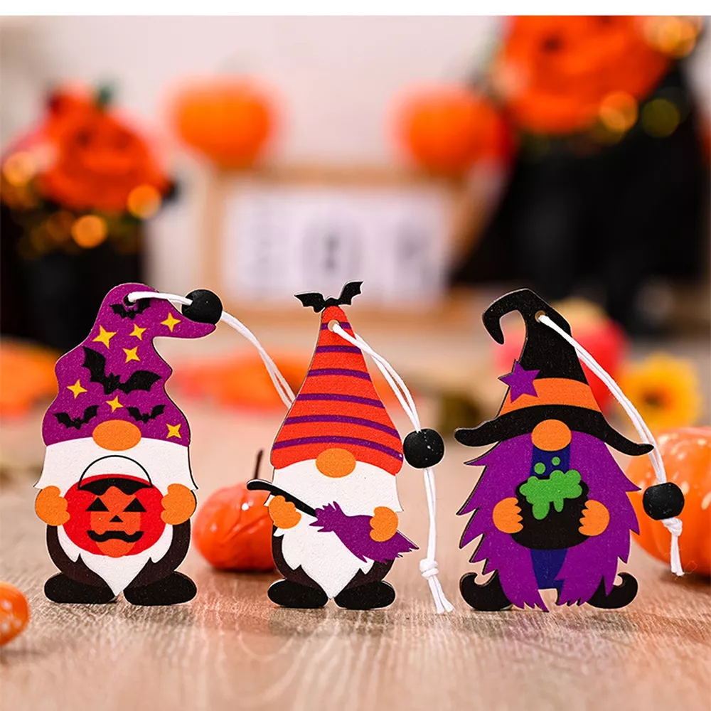 Halloween Gnome Hanging Ornaments Set, image 3