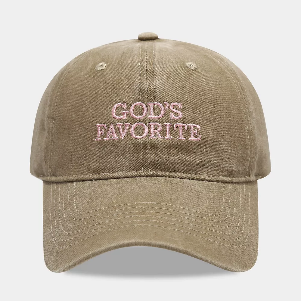 Embroidered Washed Baseball Cap, image 8