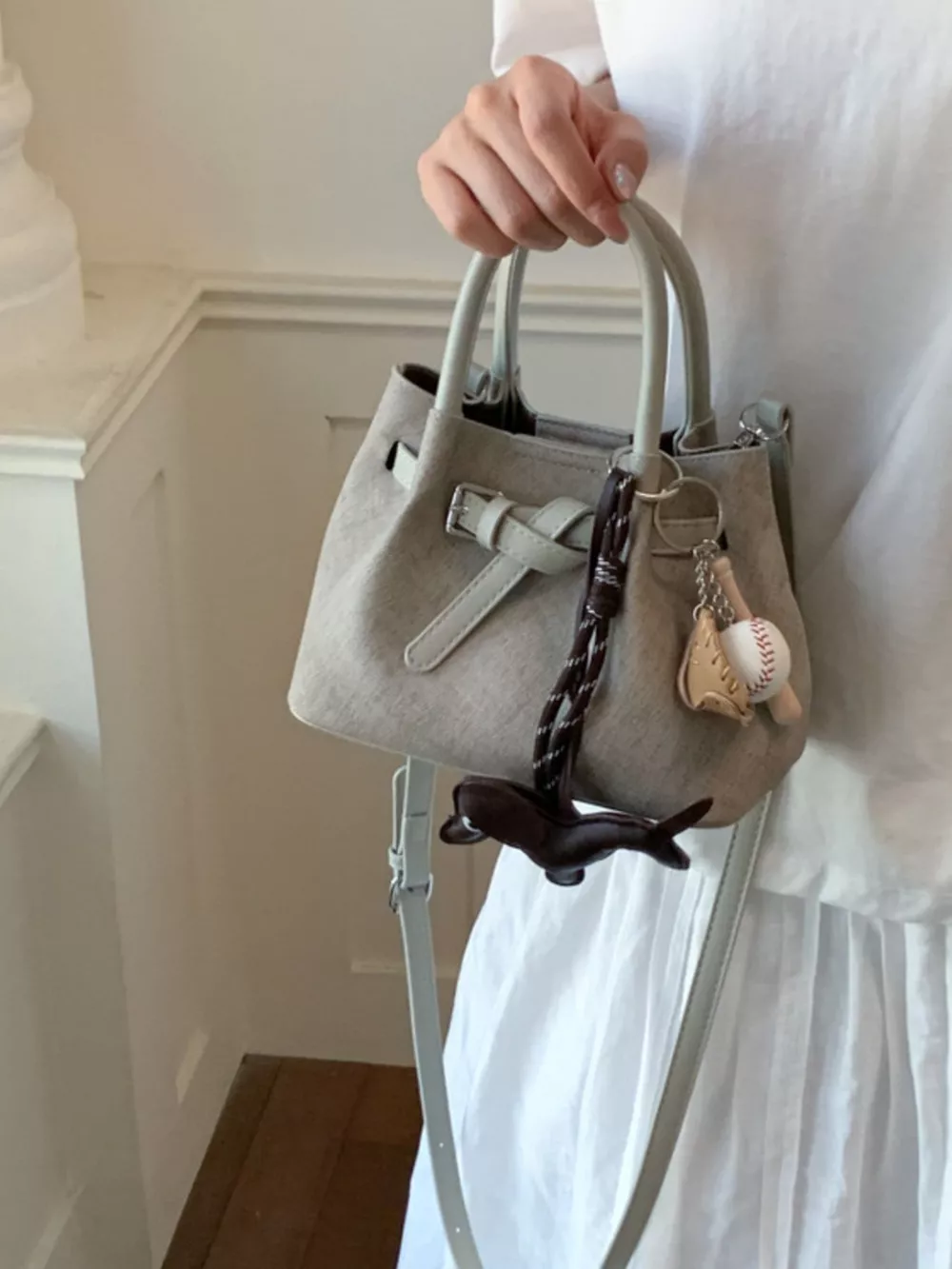 Top Handle Crossbody Bag, image 3