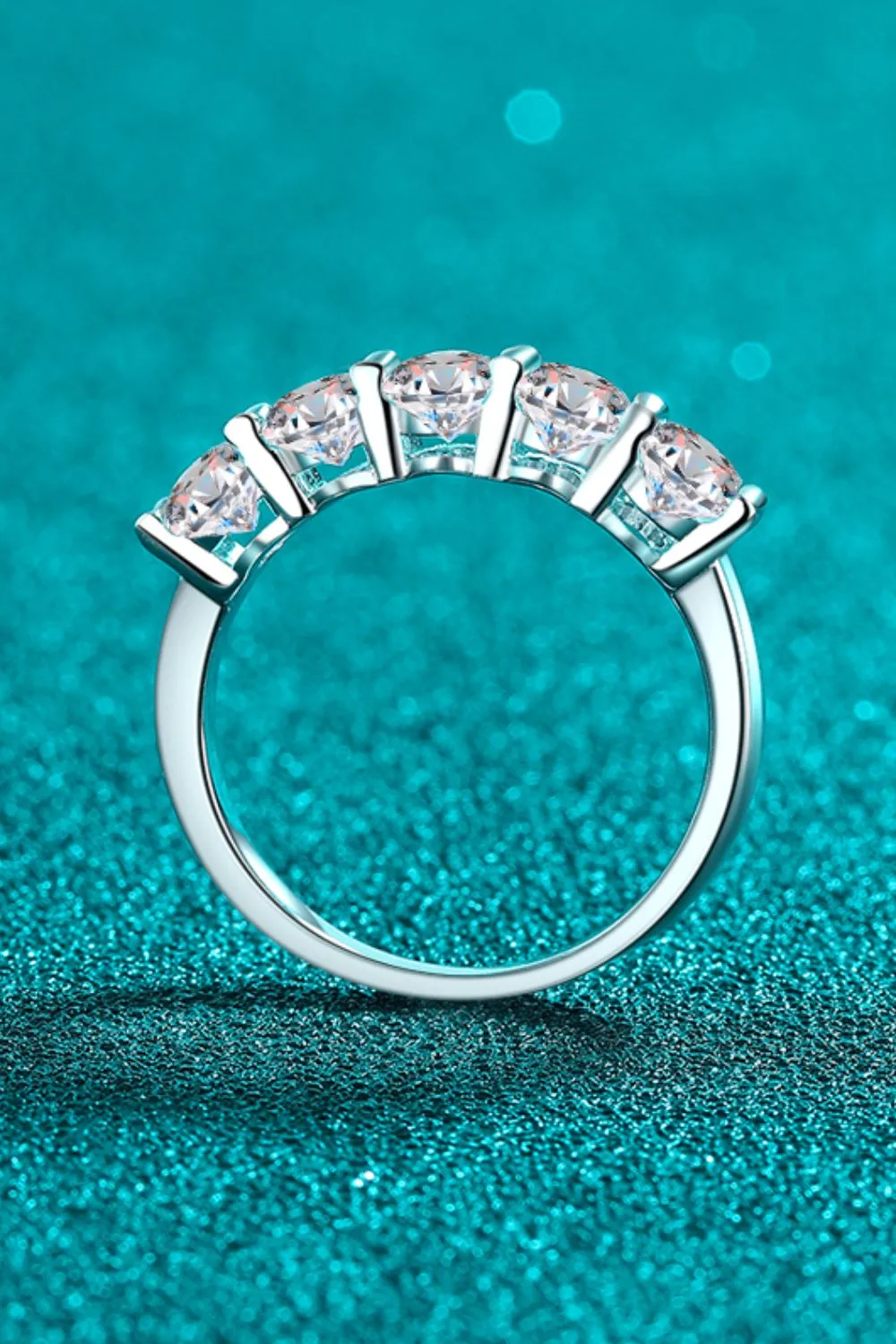 2.5 Carat Moissanite 925 Sterling Silver Ring, image 3