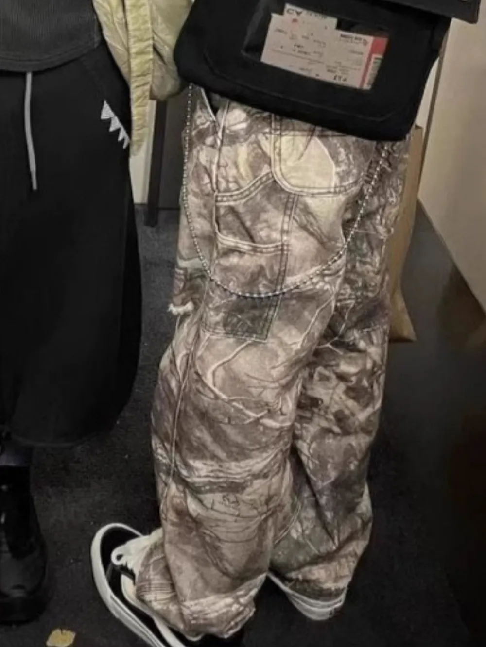 Men's Twig Camouflage Distressed Jeans, image 4