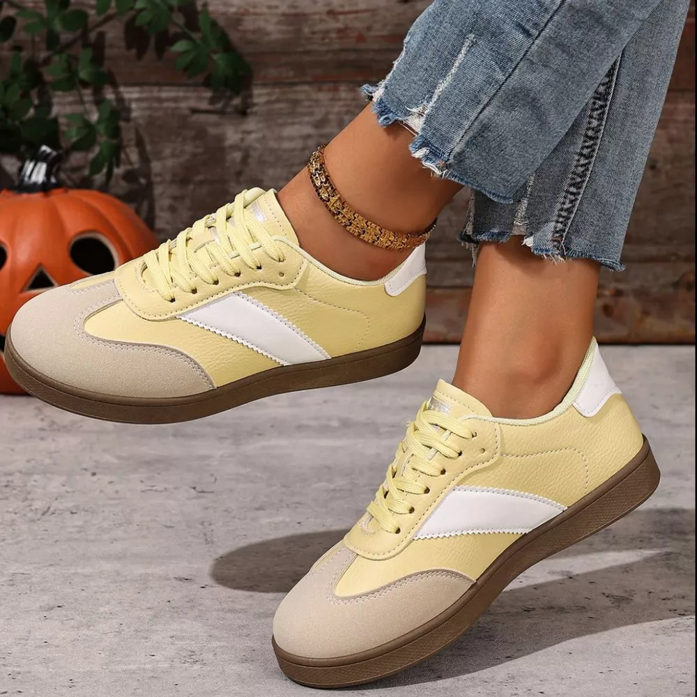 Round Toe Lace Up Sneakers, image 4