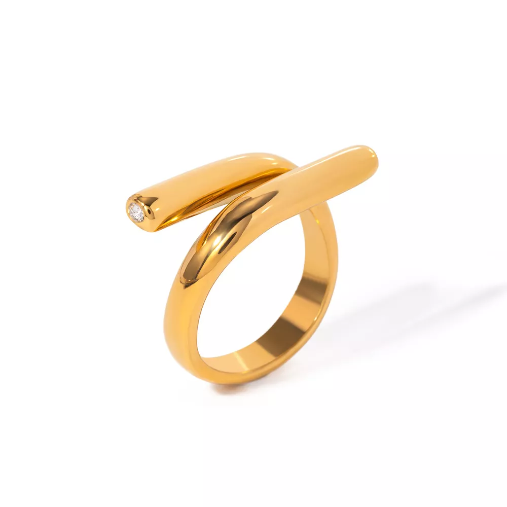 Stainless Steel Bypass Ring, image 6