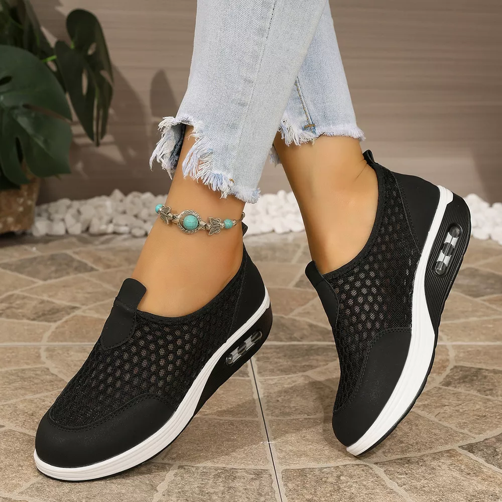 Round Toe Mesh Sneakers, image 10