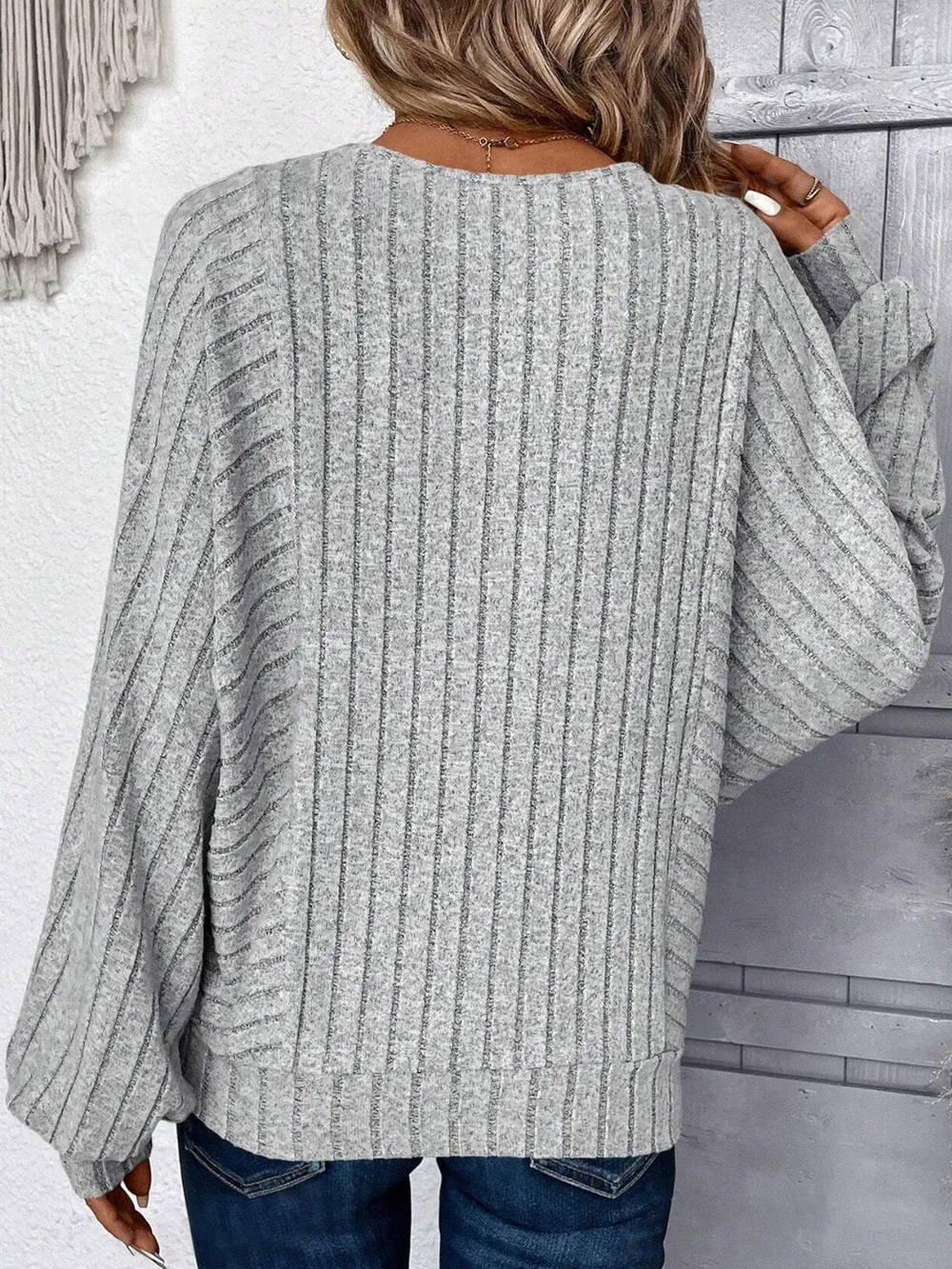 Plus Size Round Neck Batwing Sleeve T-Shirt, image 14