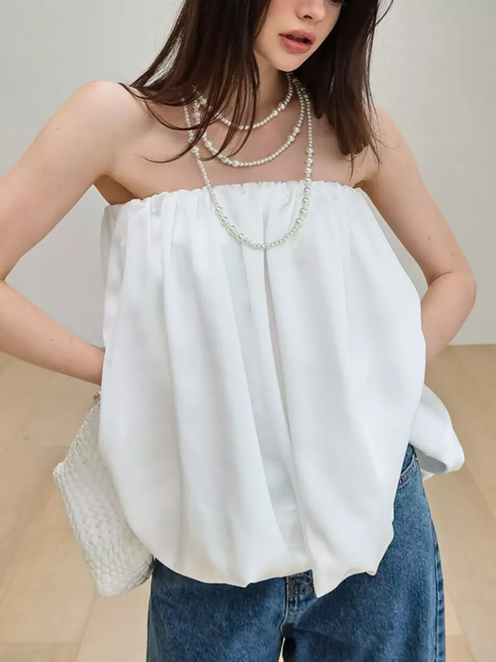 Bubble Hem Tube Top, image 5