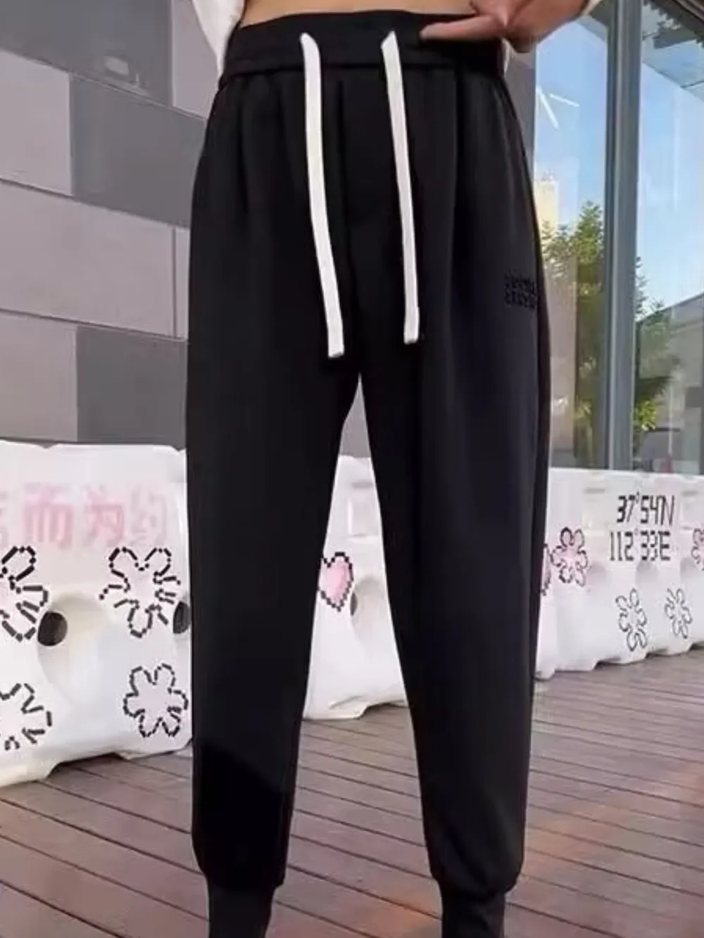 Men's Plus Size Drawstring Jogger Pants, image 4