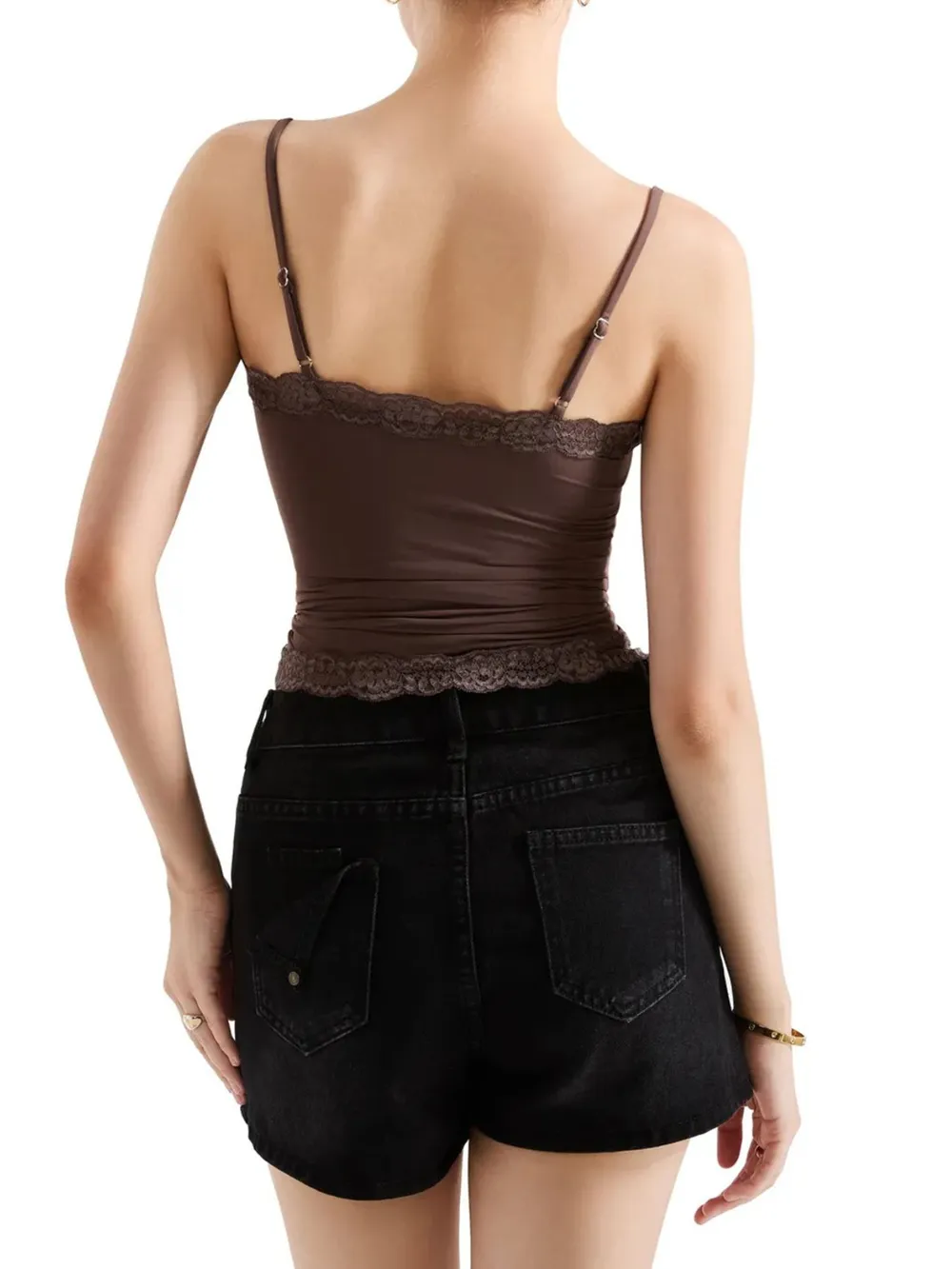 Lace Trim Cami Top, image 6