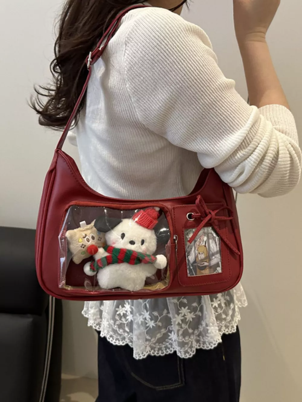 Clear Pocket Crossbody Bag, image 13