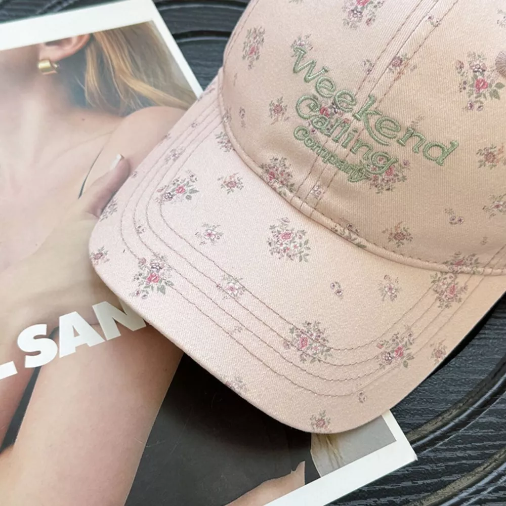 Floral Print Baseball Cap, image 5