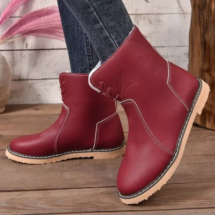 Round Toe Platform Boots, image 2