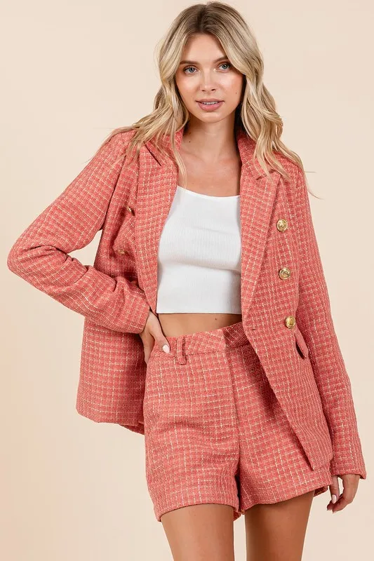 Tweed Classic Shorts with Side Pockets, image 5