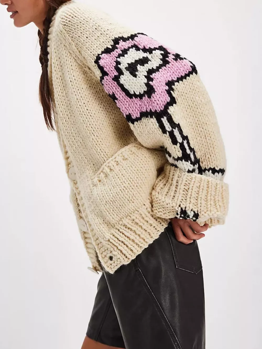Button Up Long Sleeve Cardigan, image 3