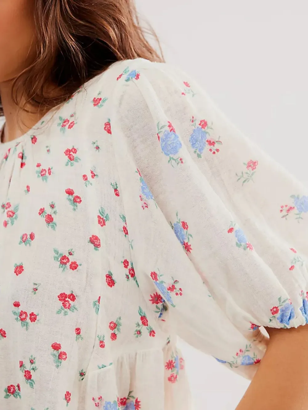 Bow Back Puff Sleeve Blouse, image 8