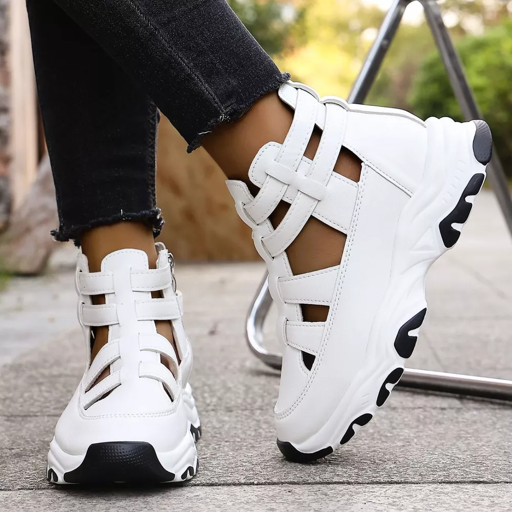 Cutout Platform Sneakers, image 7