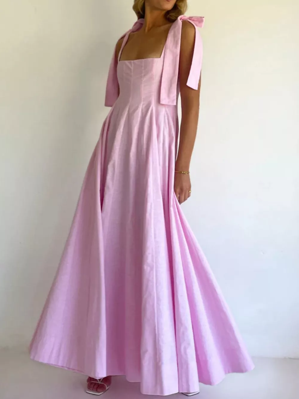 Gradient Tie Shoulder Maxi Dress, image 11