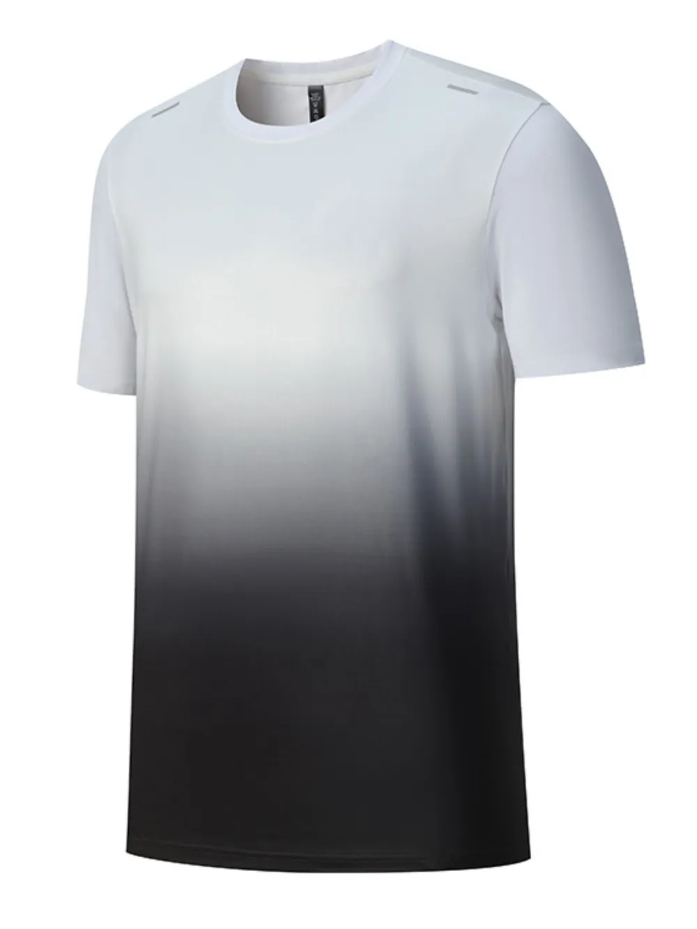 Men's Plus Size Gradient Round Neck Short Sleeve Active T-Shirt, image 7
