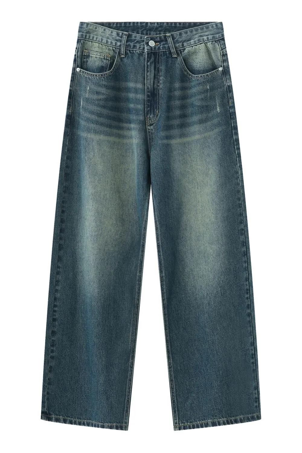 Wide Leg Jeans with Pockets