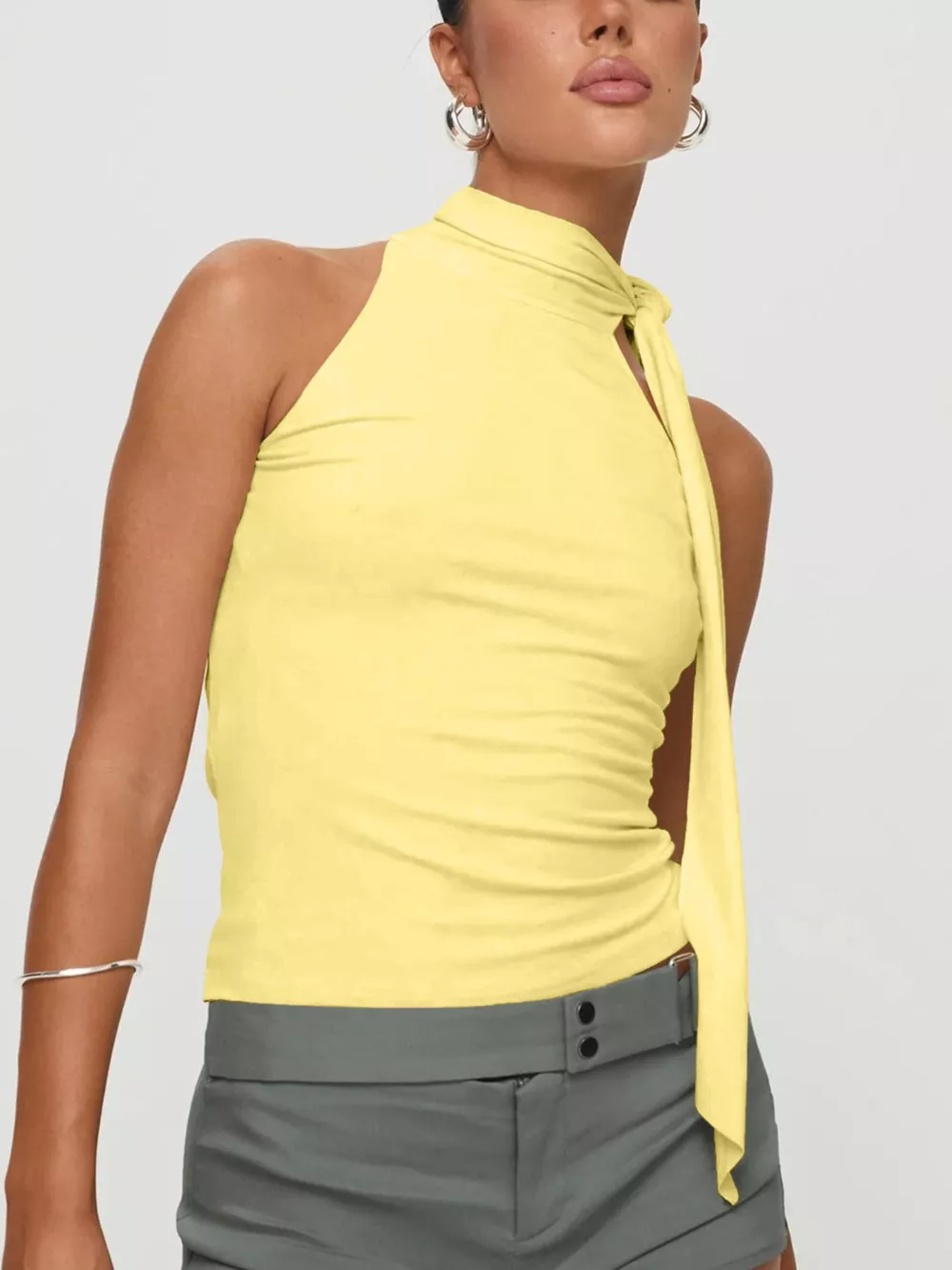 Halter Neck Ruched Top, image 12