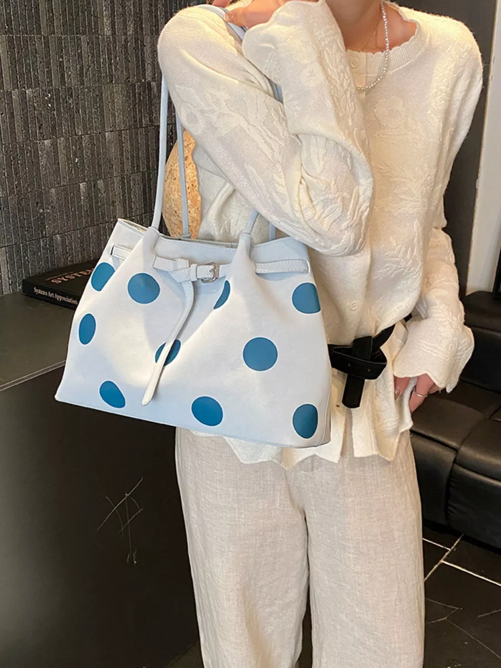 Polka Dot Shoulder Bag, image 3