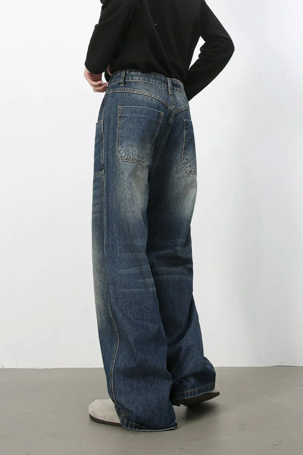 Men's Wide Leg Jeans, image 3