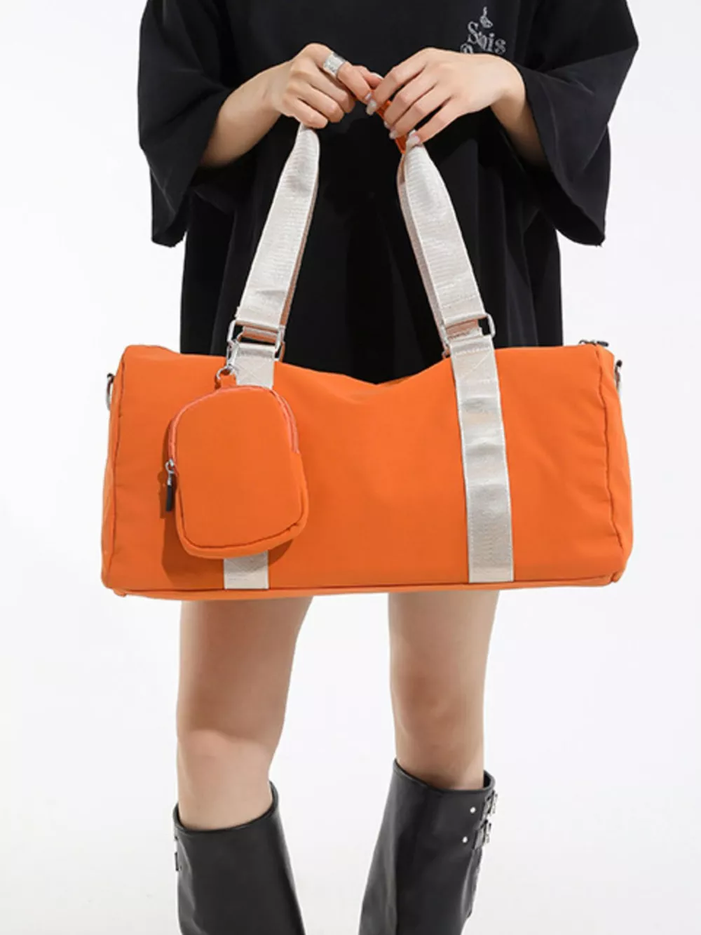 Duffle Bag with Detachable Pouch, image 9
