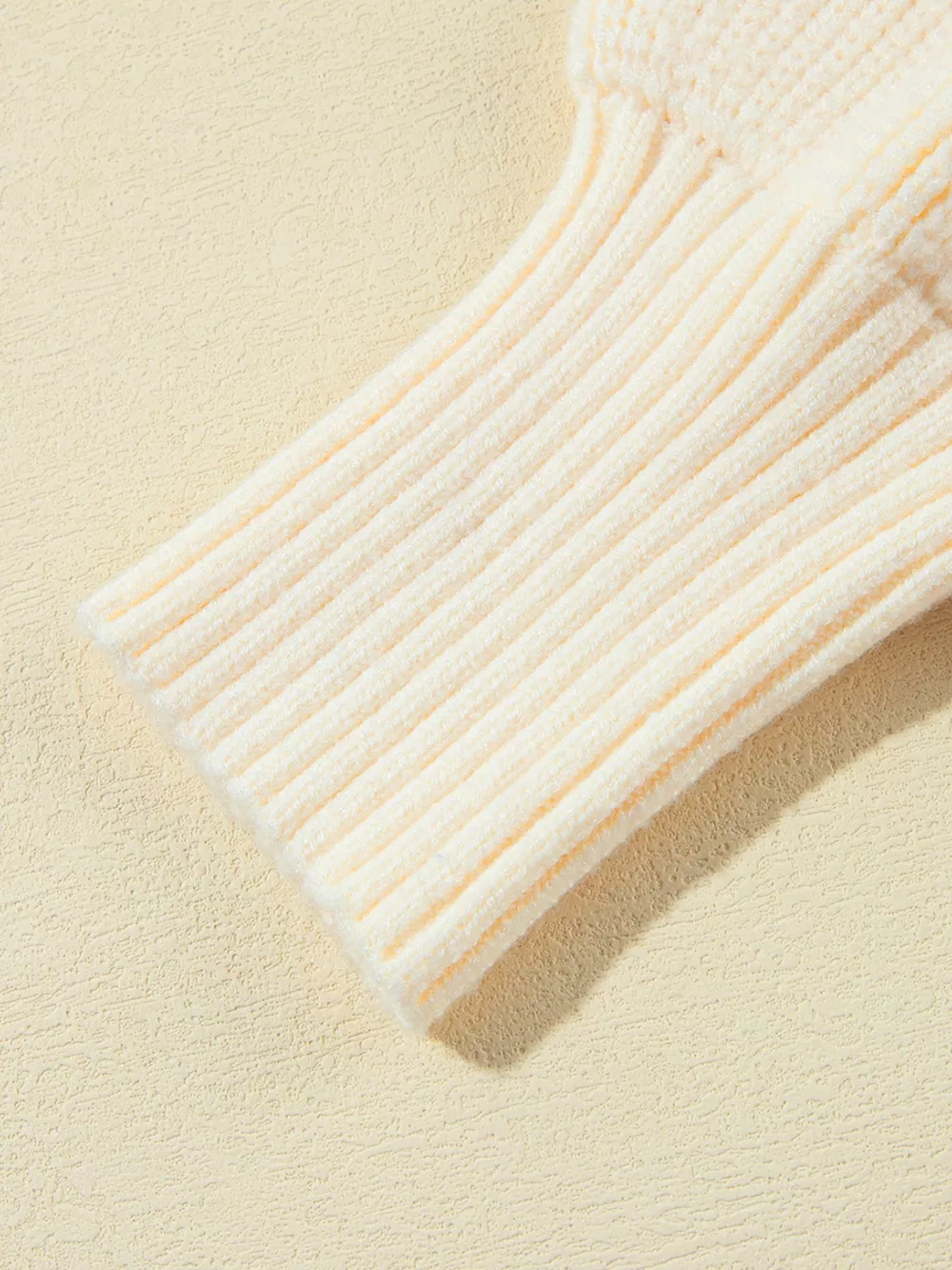 Solid Color Knit Lapel Collar Single Button Sweater Cardigan, image 4