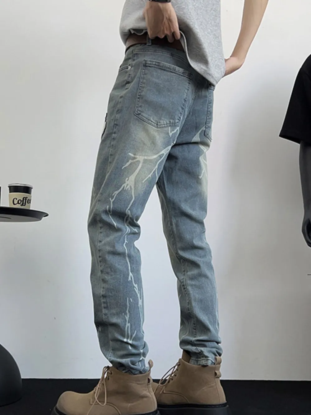 Men's Full Size Slim Fit Jeans Plus Size, image 4