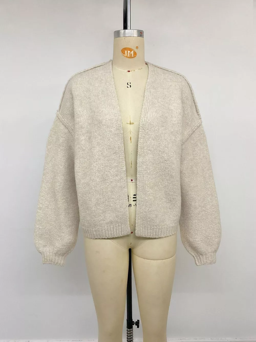 Open Front Dropped Shoulder Cardigan, image 11