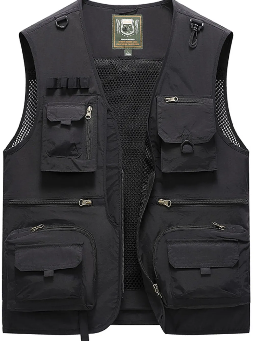 Men's Full Size Zip Up Vest with Pockets Plus Size, image 8