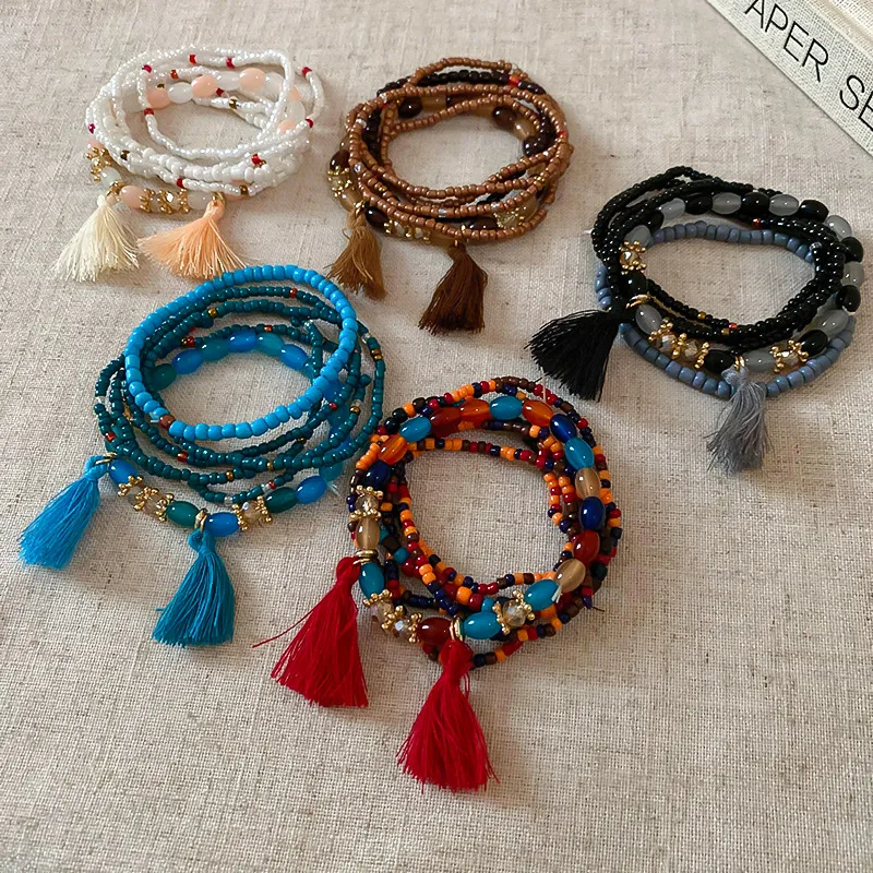 Tassel Rice Bead Bracelet, image 12