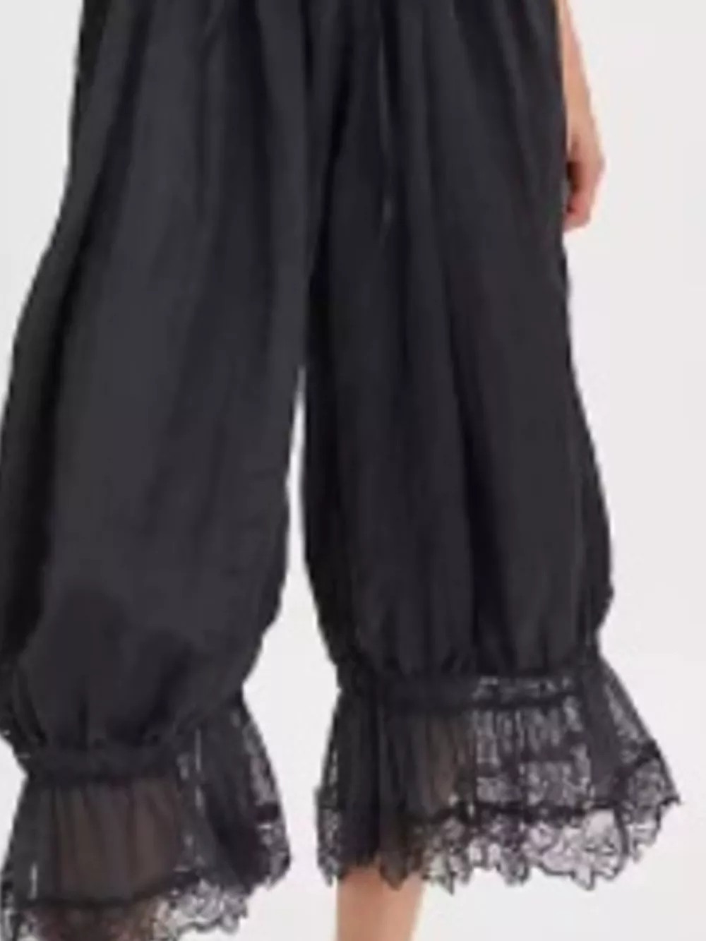 Lace Trimmed Lounge Pants, image 4