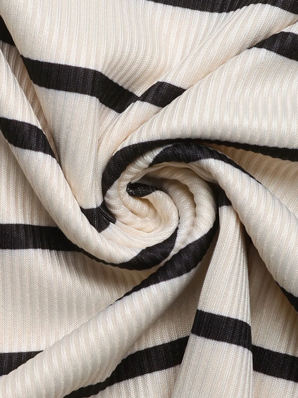 Striped Off-Shoulder Short Sleeve T-Shirt, image 4