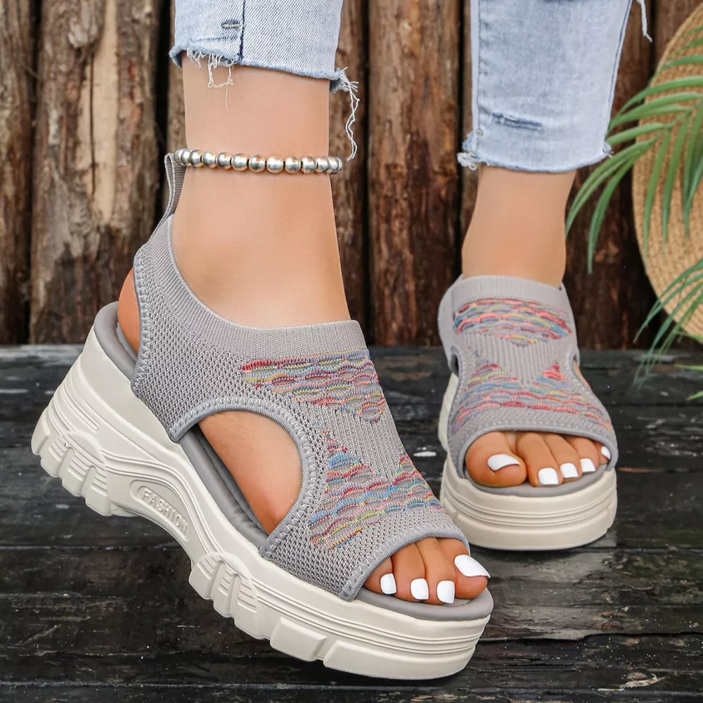 Open Toe Platform Sandals, image 5