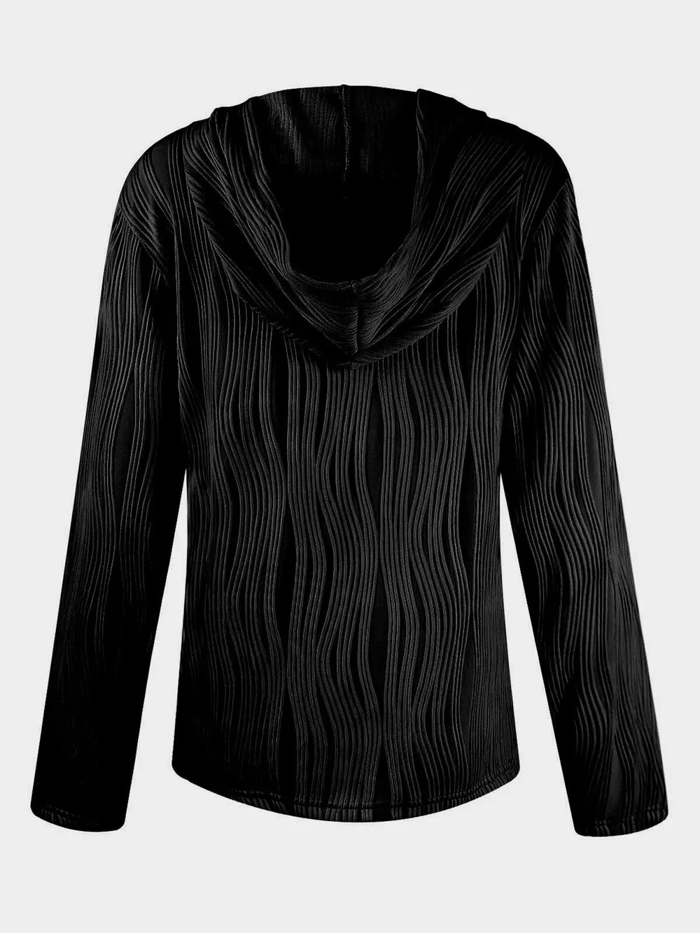 Textured Long Sleeve Hoodie, image 18