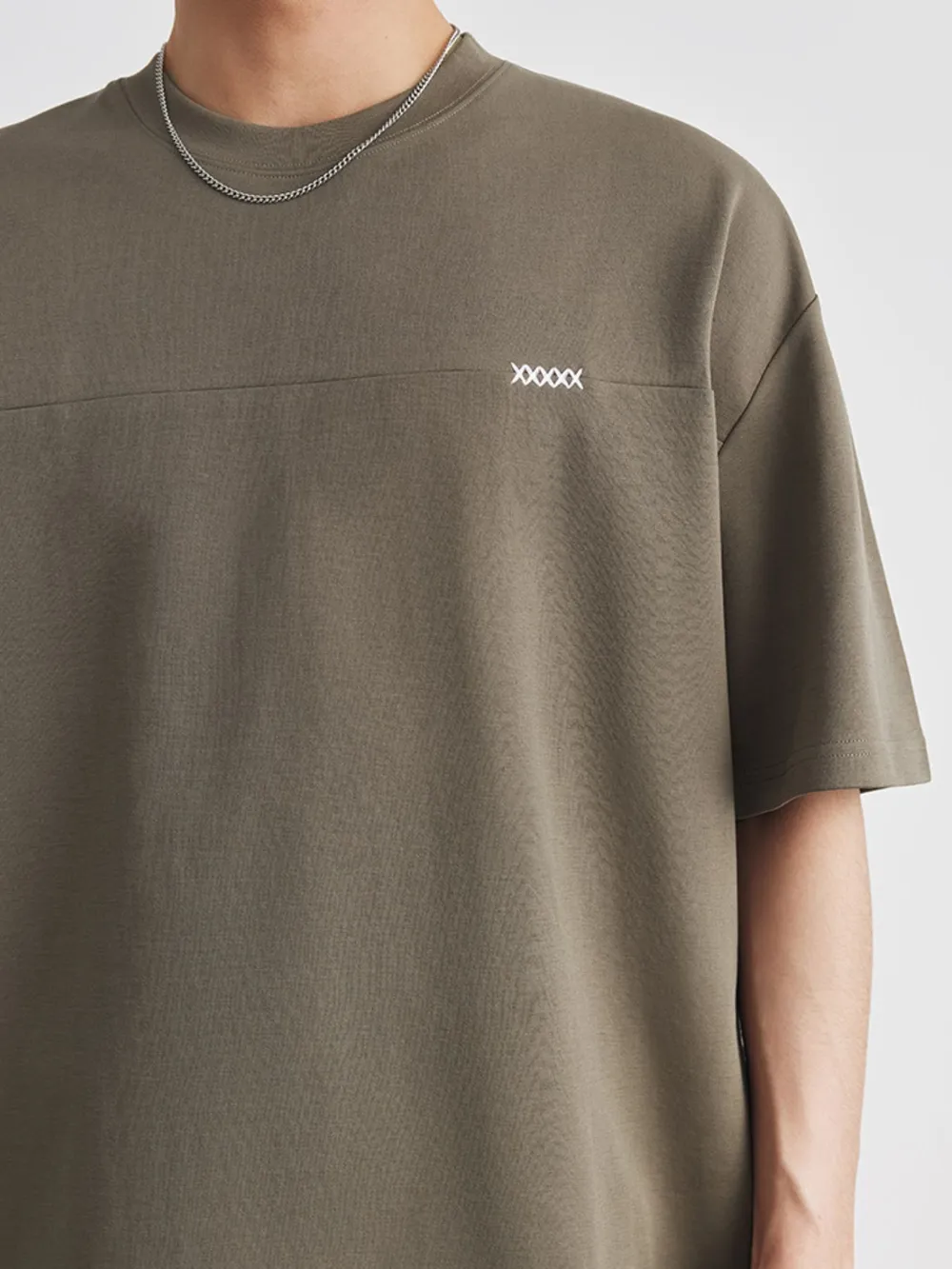 Men's Plus Size Round Neck Short Sleeve T-Shirt, image 4