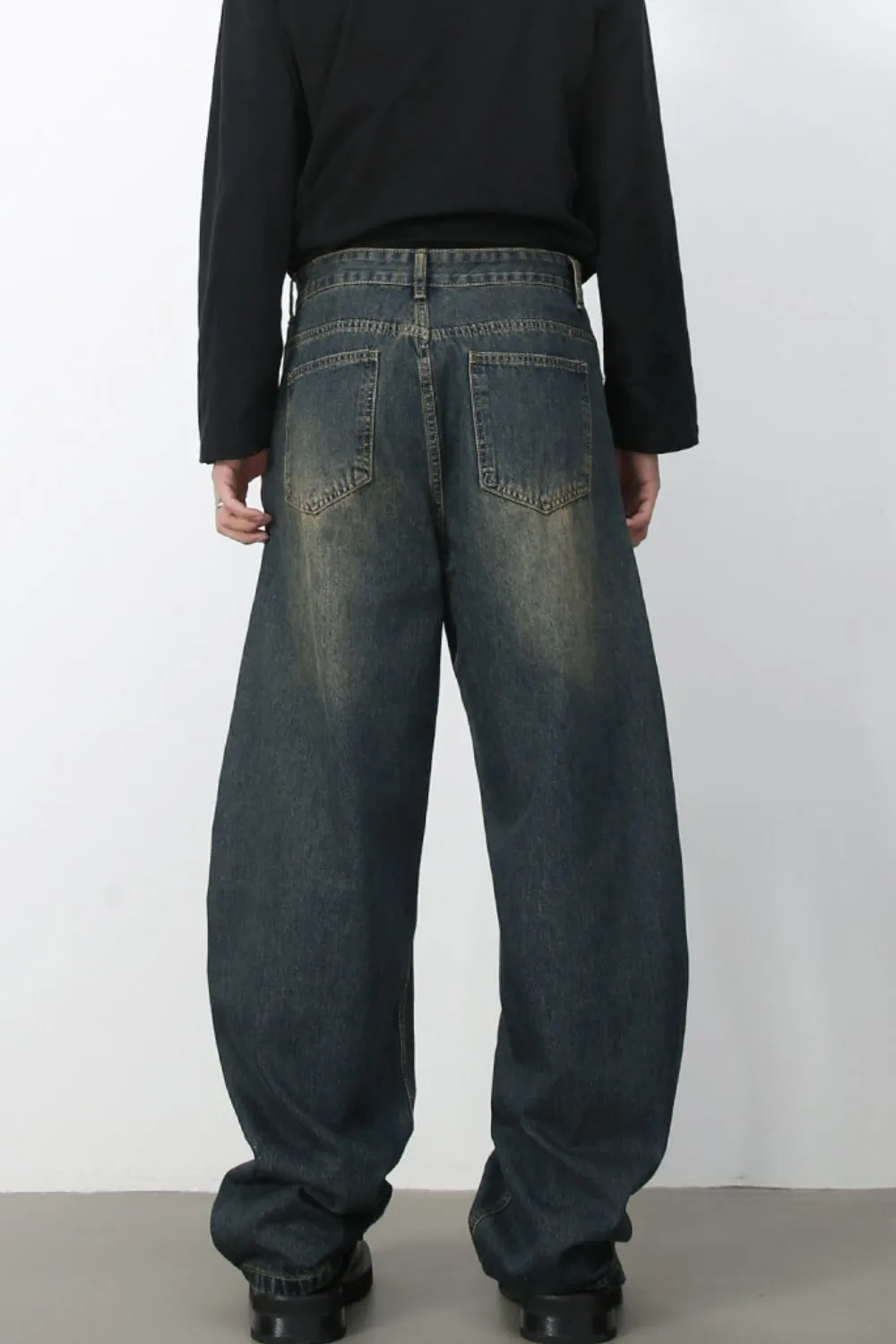 Men's Wide Leg Jeans, image 2