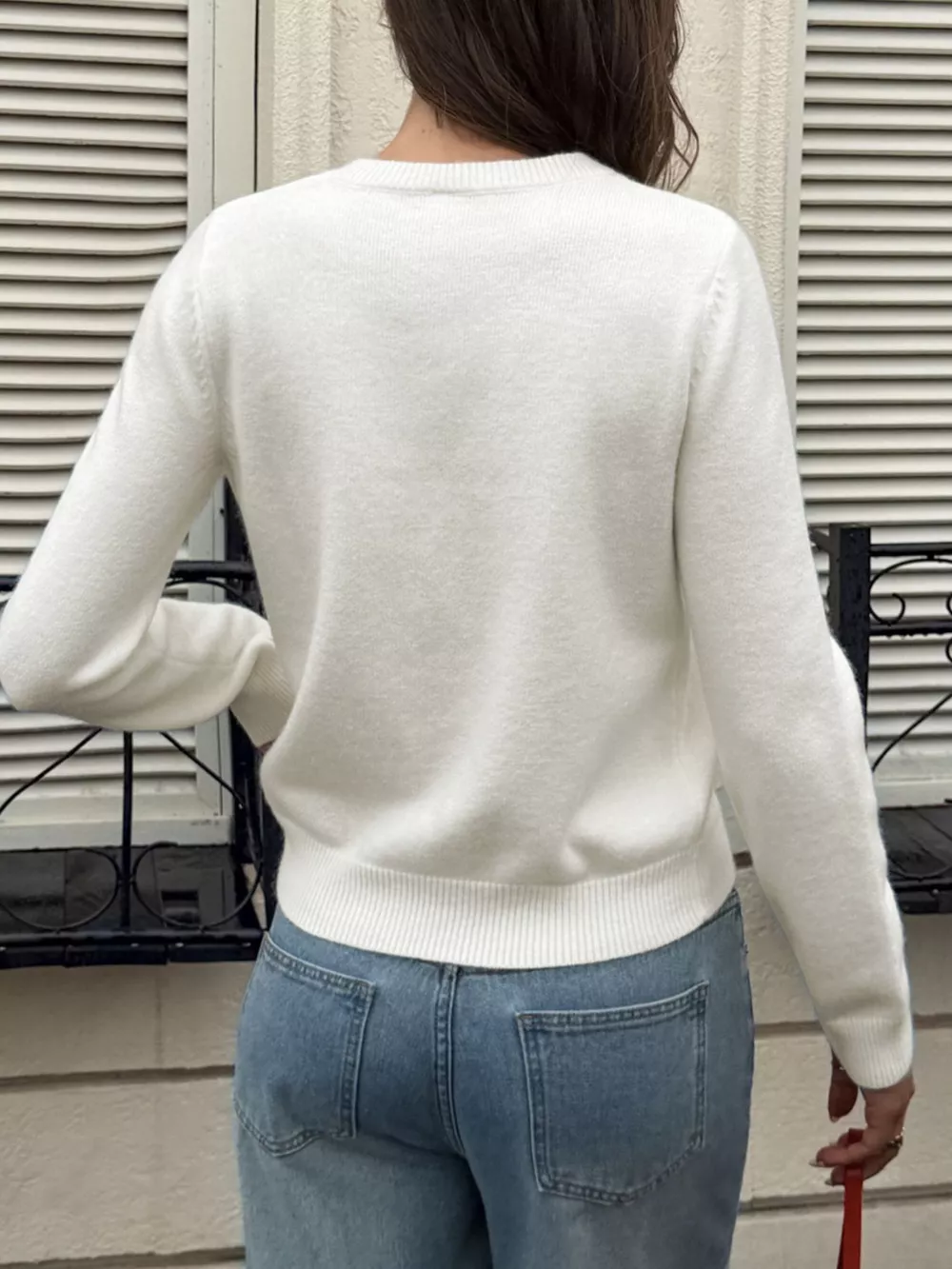 Bow Button Up Knit Cardigan, image 5